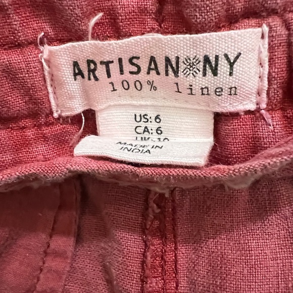 Linen Shorts. Great Condition. Size 6 - Picture 3 of 3